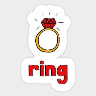 This is a RING Sticker